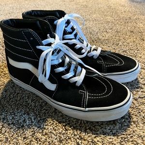 Mens vans high top skate shoes